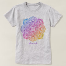 Iris Mandala Persoonlijk T-Shirt