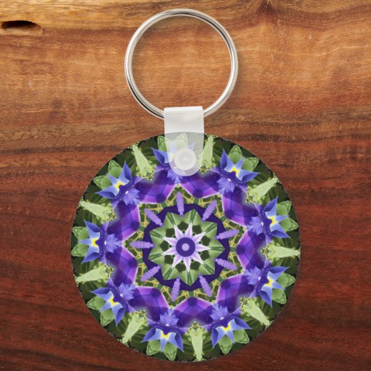 Iris Mandala Sleutelhanger (Voorkant)