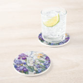 Iris marmer onderzetter (Zijkant)