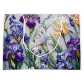 Iris marmeren geschenktas groot cadeauzakje (Voorkant)
