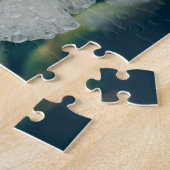 Iris met waterdruppeltjes legpuzzel (Zijkant)