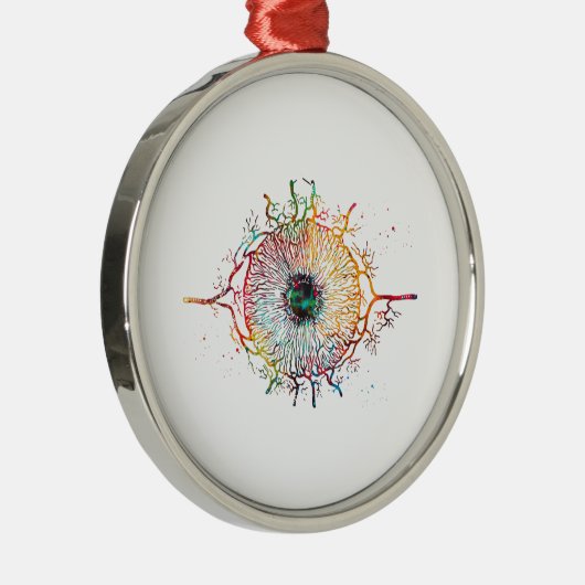 Iris Metalen Ornament (Rechts)