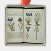 Iris Metalen Ornament (Voorkant)