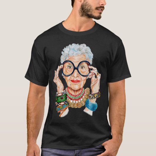 Iris Mode Apfel is uiteindelijk een vorm van zelf- T-shirt (Voorkant)