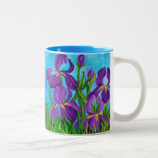Iris-Mok Tweekleurige Koffiemok (Rechts)
