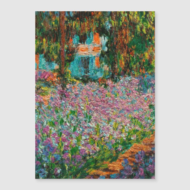 Iris Monet Tuin Giverny bloemen (Voorkant)