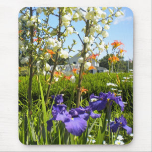 Iris N Daylilies Mousepad Muismat