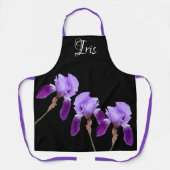  Iris naam  paarse iris bloemen Schort (Voorkant)