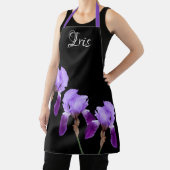  Iris naam  paarse iris bloemen Schort (Insitu)