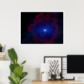 Iris Nebula Poster (Thuiskantoor)