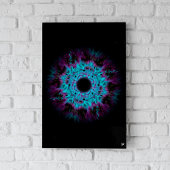 Iris nevel - kleurrijk abstract patroon v1.1 poster