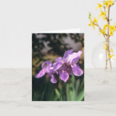 Iris Notecard Kaart (Gele Bloem)
