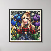 Iris onder de Gouden Symfonie Canvas Afdruk (Voorkant)