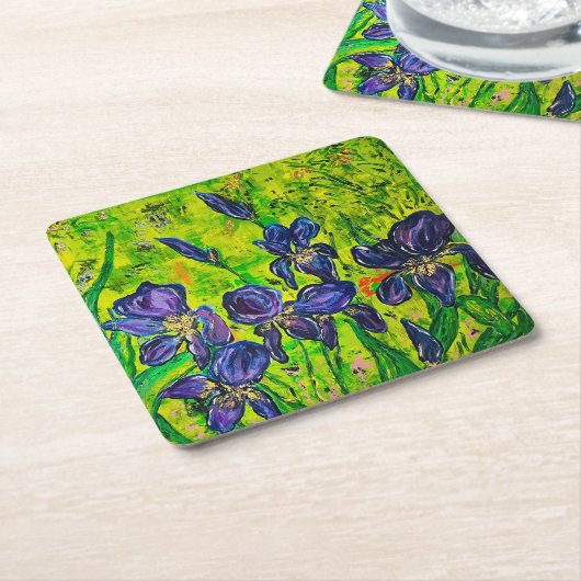 iris Onderzetter Set (Schuin)