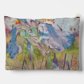 Iris op collage-schilderij / Kunstenaar Larry Lere Etui (Achterkant)
