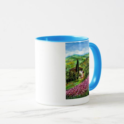 IRIS OP HET PLATTELAND VAN TOSCANE MOK (Voorkant rechts)