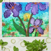 Iris op Sunrise 16 x 24-inch Handdoek (Gevouwen)