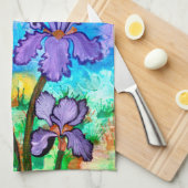 Iris op Sunrise 16 x 24-inch Handdoek (Quarter Fold)