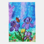 Iris op Sunrise 16 x 24-inch Handdoek (Verticaal)