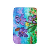 Iris op Sunrise Bathmat Badmat (Voorkant Verticaal)