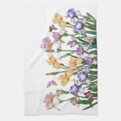 Iris Paars Butterfly roze Floral Theedoek (Verticaal)