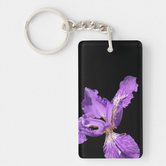 Iris Paars Sleutelhanger (Voorkant)