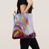 Iris (paarse en witte) Tas (Dichtbij)