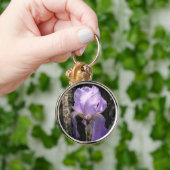 Iris Paarse Sleutelhanger (Hand)