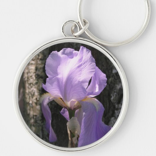 Iris Paarse Sleutelhanger (Voorkant)