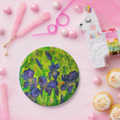 Iris Paper-Bord Papieren Bordje (Feest)