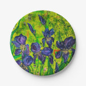 Iris Paper-Bord Papieren Bordje (Voorkant)