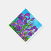 Iris Paper napkins Servetten (Hoek)