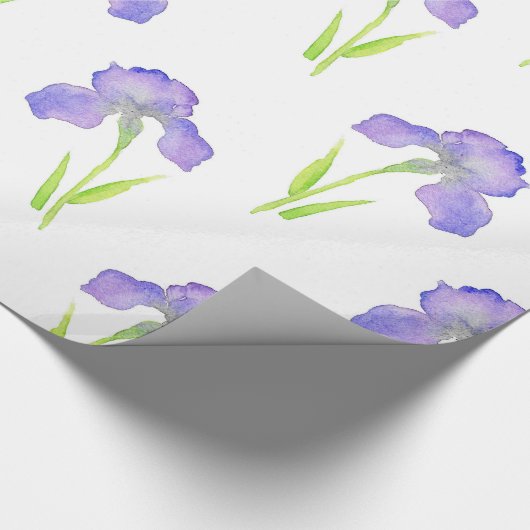 Iris Pattern Cadeaupapier (Hoek)