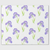 Iris Pattern Cadeaupapier (Vlak)