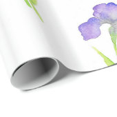 Iris Pattern Cadeaupapier (Rol Hoek)