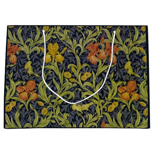 Iris Pattern (door William Morris) Groot Cadeauzakje (Voorkant)