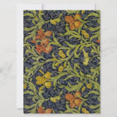 Iris Pattern (door William Morris) Kaart (Voorkant)