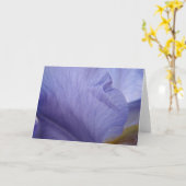 Iris Petal Kaart (Gele Bloem)