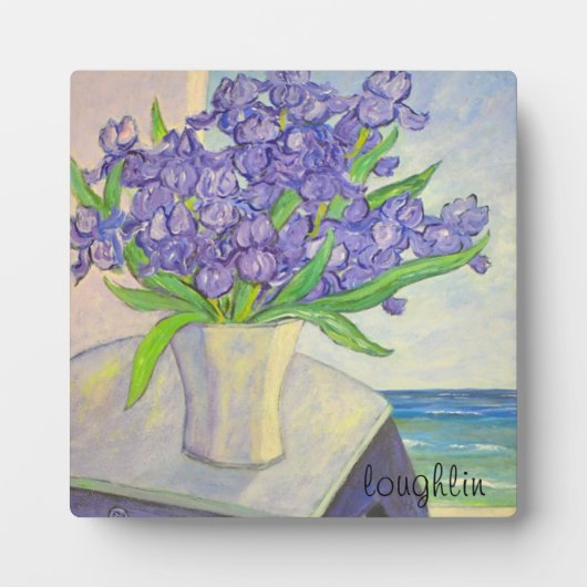 Iris Plaque Fotoplaat (Voorkant)