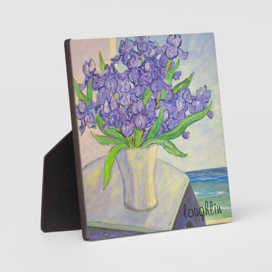 Iris Plaque Fotoplaat (Voorkant)