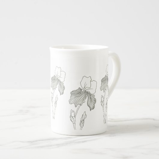 Iris Porselein Kop (Voorkant rechts)