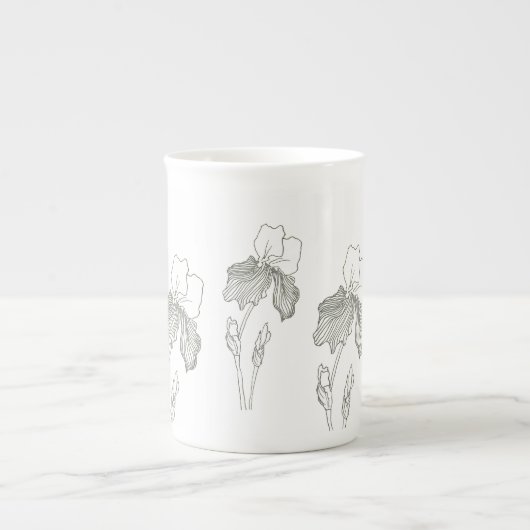 Iris Porselein Kop (Voorkant)