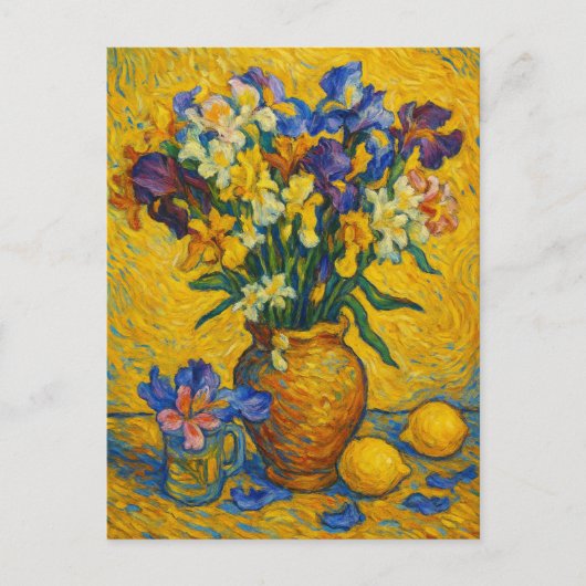 Iris Postcard Briefkaart (Voorkant)