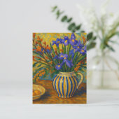 Iris Postcard Briefkaart (Staand voorkant)