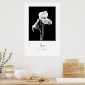 'Iris'-poster Poster (Keuken)
