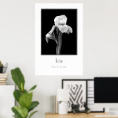 'Iris'-poster Poster (Thuiskantoor)