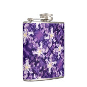 Iris Print Design Flask Heupfles (Rechts)