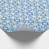 Iris Print Wrapping Paper Cadeaupapier (Hoek)