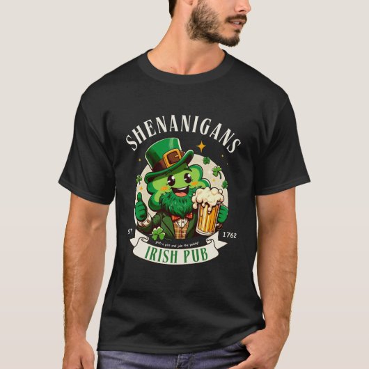 Iris pub (Sint Patrick) T-shirt (Voorkant)
