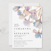 Iris QR Code Wedding Kaart (Voorkant)